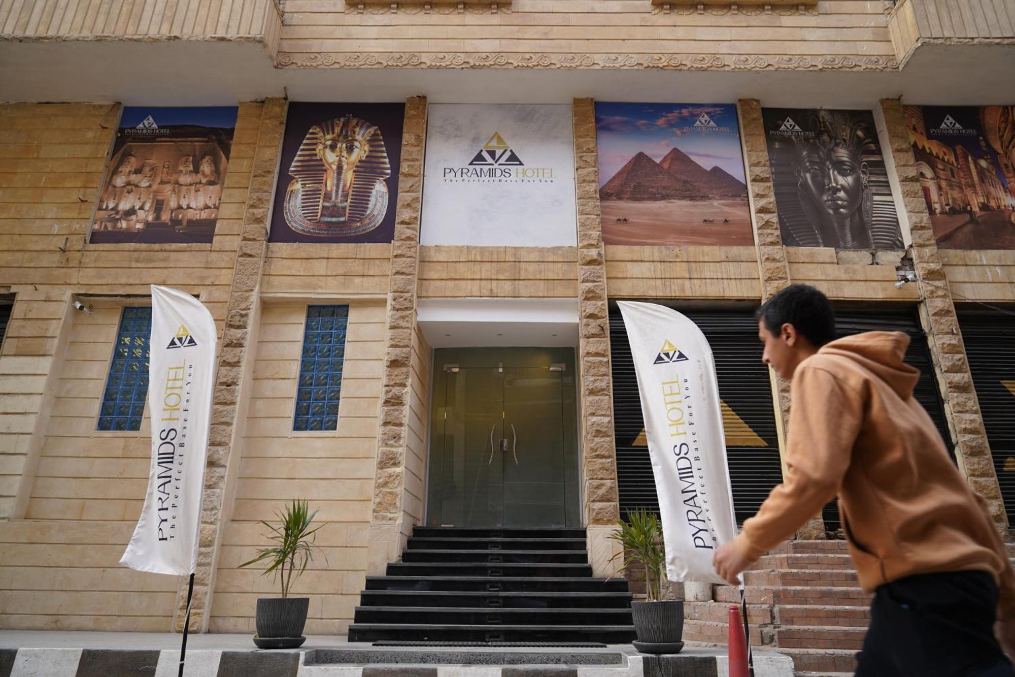 Pyramids Hotel Kafrat al Jabal ภายนอก รูปภาพ
